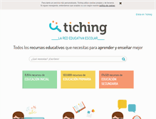 Tablet Screenshot of pe.tiching.com